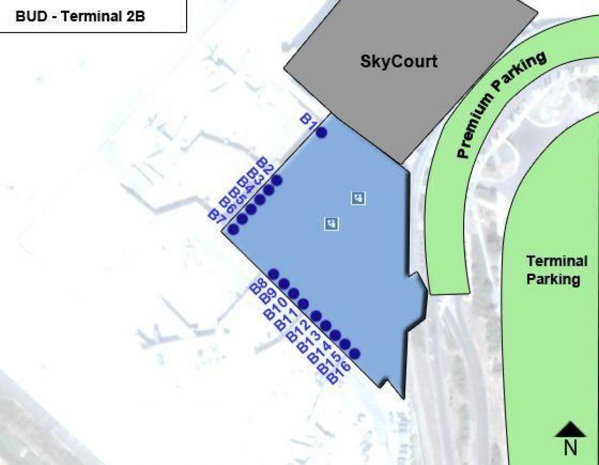 bandara budapest terminal 2b peta