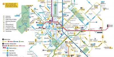 Peta budapest angkutan umum