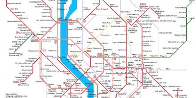 Jalur trem budapest peta