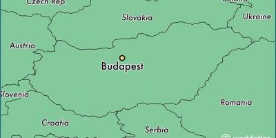 Peta kota budapest dan negara-negara sekitarnya