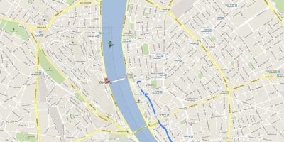 Peta dari vaci street budapest